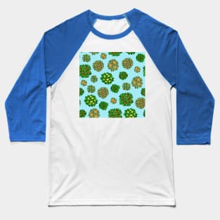 Citrus Trees Pattern Baseball T-Shirt